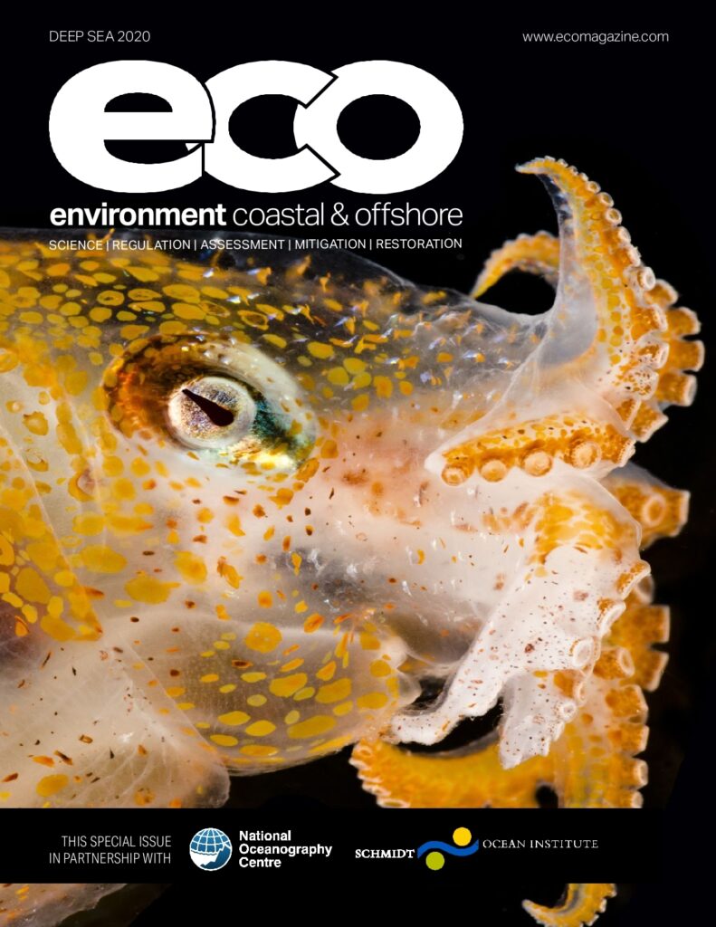 Cover image of the Environment Coastal & Offshore special issue on the deep sea